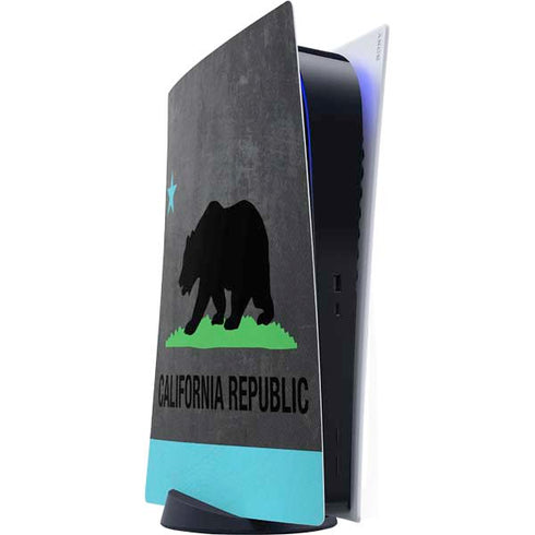 California Neon Republic PS5 Digital Edition Console Skin